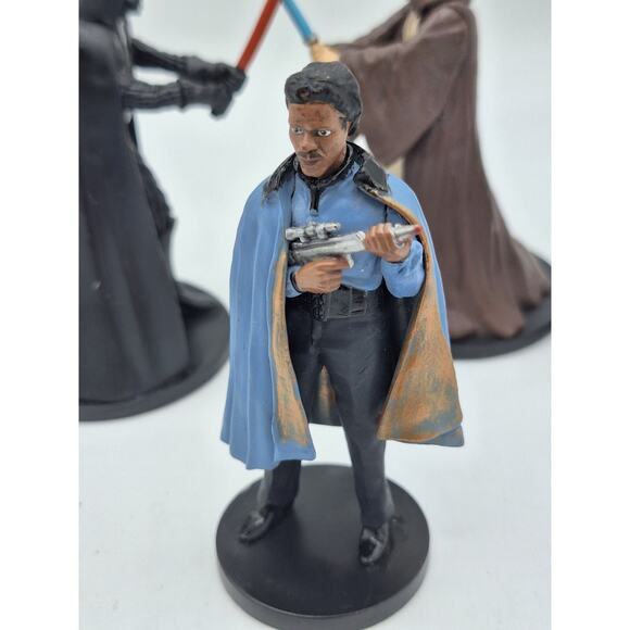 Star Wars Collection (4) Darth Vader, Lando Calrissian, Obe-Won Kenobi, Boba Fet - Picture 9 of 11